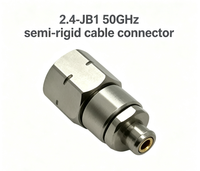 Connecteur coaxial RF mâle 2.4-JB1 DC~50GHz 50Ohm adapté au câble micro-ondes semi-flexible et semi-rigide 047 SFT-50-1