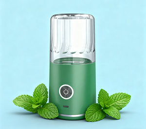 Mini mélangeur étanche 260ml, appareil à smoothie personnel ultra-léger, opération silencieuse rechargeable par USB pour les déplacements, les voyages, la salle de sport - Product Image 1