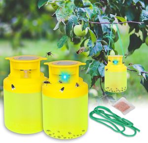Piège à mouches solide réutilisable pour l'intérieur et l'extérieur avec appât anti-mouches, non toxique, respectueux de l'environnement, tueur d'insectes volants - Product Image 1