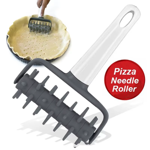 Rodillo perforador de masa de pizza con rueda y púas, herramienta para evitar ampollas en la piel, para cocina casera - Product Image 5