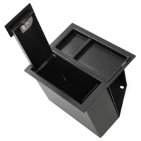 Pour TOYOTA Tundra 14-21 Console Safe Storage GUN W/TRAY Remplacer pour 00016-34174
