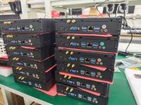 PC Desktop Embedded dengan kipas I5 14500 14 Core LAN+COM Mini Komputer 2DDR4 M.2 SATA/NVME 6USB Mini pc Linux/Ubuntu/Win10/11