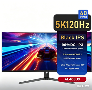 จอโค้งประสิทธิภาพสูง 40 นิ้ว <span class=keywords><strong>5K</strong></span> 120Hz อัตราส่วนภาพ 21:9 จอกว้างพิเศษ สีดำ IPS <span class=keywords><strong>LG</strong></span> ของแท้ - Product Image 1