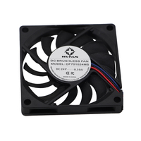 70x70x10mm DC Bürstenloser Axiallüfter 12V 24V Hoher Luftstrom Hoher Statischer Druck Lüfter für Industrieelektronik USV