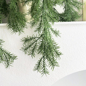 <b>Artificial</b> Hanging Green Plant Fishtail <b>Grass</b> Bundle 30cm-100cm Indoor Home Decoration Christmas Wedding Props - Product Image 3