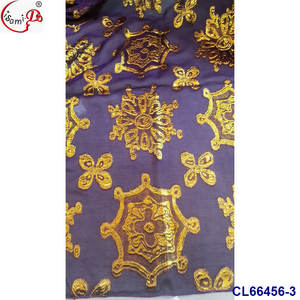 Tissu de soie véritable Dirac Garbasaar, élégant, multicolores, en velours, découpé à la main, de luxe - Product Image 4