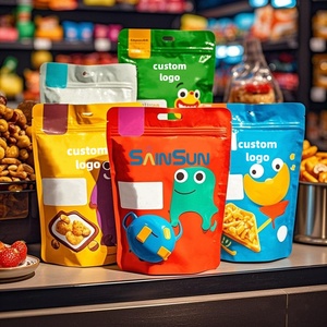 Paquete de embalaje Up Frozen Stand Bolsas cuadradas Azúcar Ziplock Bolsa Ziplock de plástico personalizada Impreso Mylar Suger Bolsas - Product Image 2