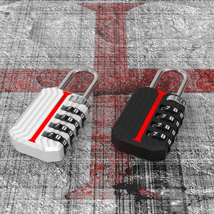 Nouveau design, <span class=keywords><strong>cadenas</strong></span> <span class=keywords><strong>à</strong></span> combinaison <span class=keywords><strong>à</strong></span> 4 chiffres en alliage de zinc, serrure de bagage sans clé avec mot de passe modifiable, <span class=keywords><strong>prix</strong></span> d'usine - Product Image 2