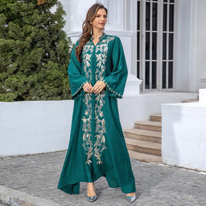 <span class=keywords><strong>Djellaba</strong></span> Robe arabe pour femmes Robe de soirée légère brodée de luxe sur mesure - Product Image 3