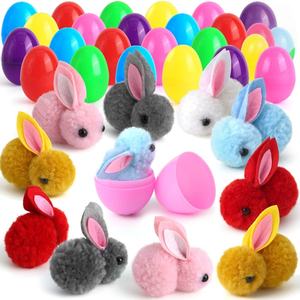 Coniglietti di Pasqua, Mini Peluche da 2,4 Pollici, Animali Imbottiti, Giocattoli Morbidi, Piccole Bambole di Peluche, Ciondoli Appesi - Product Image 1