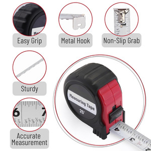 Ruban à mesurer robuste avec revêtement en caoutchouc, bouton supérieur, boîtier épaissi, nouvelle arrivée, vente en gros usine - Product Image 3