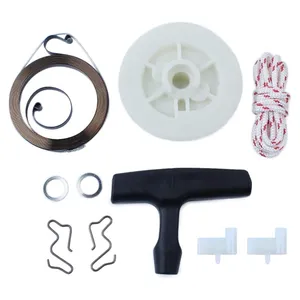 Ms250 kit de corda de puxar para iniciante, alça de polia com cabo para stihl ms180 ms170 ms210 ms230 021 023 025 017 018 motosserra