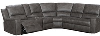 Ensemble de canapés sectionnels inclinables en tissu XUDAN XD-RC001, style moderne, pour salon