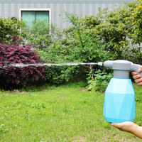 Regadera de Jardín Recargable Vertak de 2L con Batería, Pulverizador Doméstico con Carga USB