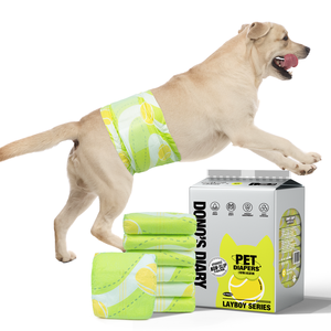 <span class=keywords><strong>DONO</strong></span>'DIARY Pañal Desechable para Perros, Envolturas Masculinas Antideslizantes para Animales Pequeños, 20 Años de Experiencia de Fábrica, Eliminación de Residuos de Mascotas - Product Image 3