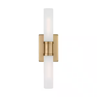 XINZHONG Moderno Nórdico Minimalista Dormitorio Pasillo Latón Macizo Luz de Pared Satén Grabado Pantalla de Vidrio Lámpara de Pared Aplique de Pared