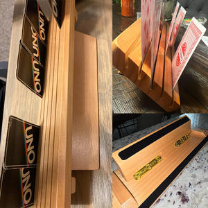 Support <span class=keywords><strong>de</strong></span> Présentation en Bois Personnalisé pour Cartes – Plateau Élégant pour Jeux <span class=keywords><strong>de</strong></span> Cartes – Vente en Gros - Product Image 3
