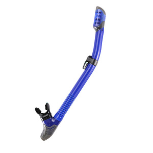 Tuba de plongée en silicone SN6022 bleu, équipement de natation et de plongée durable - Product Image 1