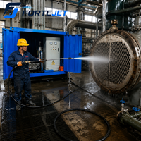 Nettoyeur haute pression industriel 2000 bars Hydro Blaster 110 kW 25 L/min pour la préparation et le nettoyage des surfaces en structure métallique
