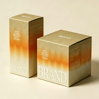 Boîte d'emballage pour produits cosmétiques, boîte d'emballage cosmétique blanche, carton ivoire, petite boîte en carton, logo personnalisé, boîte en papier pour soins de la peau