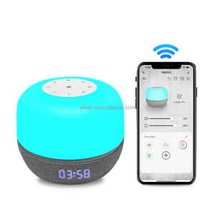 Máquina de Sonido WiFi para Bebés con Luz Nocturna, Entrenador de Sueño, Constructor de Rutinas, Despertador con Aviso de Hora de Levantamiento, Relajante de Ruido Blanco para Dormitorio Infantil - Product Image 1