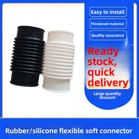 Rubber Tower Type Corrugated Dust Cover, Control Lever Dust protection Cover, Dust-proof and Water-proof