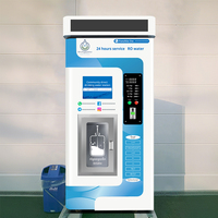 Système de filtration par osmose inverse commercial personnalisé 224L 120L/H distributeur automatique de paiement de pièces de monnaie de surveillance à distance de nettoyage