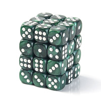 Vente en gros de dés de jeu standard à 6 faces de bonne qualité avec motif de perles, mini dés de 12 mm