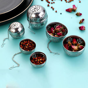 ที่กรองชาแบบตาข่ายสแตนเลส 304 เป็นมิตรกับสิ่งแวดล้อม พร้อมสายคล้อง สำหรับกรองกาแฟ Zmazon - Product Image 5