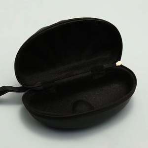 Estuche de Gafas de Sol con Forma de Concha, Bolsa de Almacenamiento de Gafas con Cierre, Estuche de Gafas de Cuero EVA de Gran Tamaño - Product Image 3