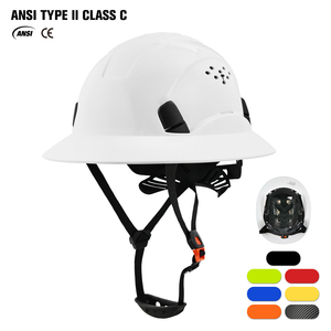 <span class=keywords><strong>Casco</strong></span> <span class=keywords><strong>de</strong></span> Seguridad Industrial ANSI Z89.1 Tipo II Clase C con Borde Completo, Personalizable, para Construcción, Venta al Por Mayor, Color <span class=keywords><strong>Blanco</strong></span> - Product Image 1