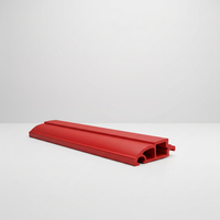 Perfil de PVC Extruido Personalizado con Múltiples Cavidades, Componente Estructural para Ventanas y Puertas, para Uso en Exteriores y Baños