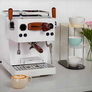 En stock Machine à café expresso domestique avec contrôle progressif, système de pré-infusion PID, manomètre, haute qualité, du grain à la tasse, best-seller Sm - Product Image 6