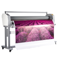 Machine à laminer à froid manuelle LeFu1700-B7 1630 mm, emballage en bois, film plastique vinyle, moteur, laminateur à froid, nouveau 110V/220V