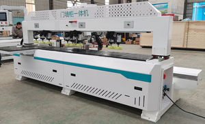 Máquina ranuradora de perforación de bisagra de orificio lateral CNC para fabricación de puertas de armarios multifuncionales 3 en 1 CNC <span class=keywords><strong>Dook</strong></span> Lock Hole Drilling Machine - Product Image 6