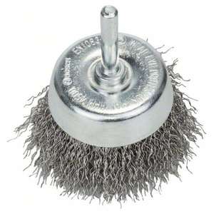 BOSCH - 2608622118 Brosse coupelle avec fil serti 60x0.3mm inoxydable-EAN 3165140631983 ABRASIVES - Product Image 1