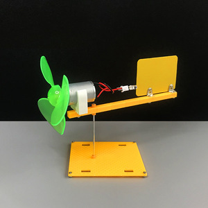 Mini Turbina Eólica Jia Bochen F5 0.09M de Plástico, Generador DIY para Experimentos de Física y Educación - Product Image 2