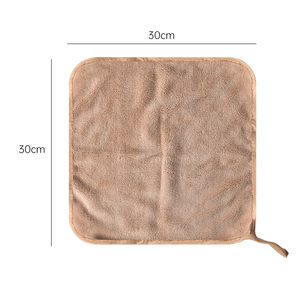 Chất Lượng Cao Sợi Nhỏ San Hô Lông Cừu Nhỏ Vuông Khăn 300 Gms 30*30 Cm Nhà Bếp Khăn <span class=keywords><strong>M</strong></span>ề<span class=keywords><strong>m</strong></span> <span class=keywords><strong>M</strong></span>ại Và Thấ<span class=keywords><strong>m</strong></span> San Hô Nhung - Product Image 6