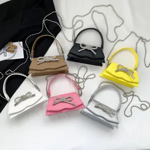 Factory Fashion Wholesale Handbags light lady chain Bags Lady Design Handbag Purses For Young Lady