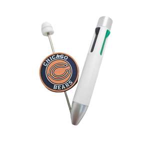 Manik-manik Logo Klub Tim Olahraga NFL XINGYI Grosir untuk Hiasan Pena New Orleans Silikon Bulat - Product Image 3