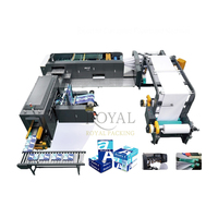 Ligne de production de papier copie A4 à 4 rouleaux, machine de découpe et d'embrayage haute vitesse, ligne d'emballage automatique en rames et de conditionnement en carton