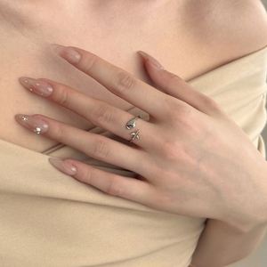 Dylam Cute Jewelry 925 <b>Sterling</b> <b>Silver</b> Rhodium 18K Gold Plated Women Dainty Cloud Airplane Open <b>Adjustable</b> Daily Dress up <b>Rings</b> - Product Image 4