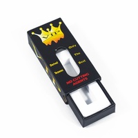 Stylo chariot personnalisé 1 gramme avec cartouche vivante 1ml d'huile Emballage personnalisé Boîte tube en carton Impression offset