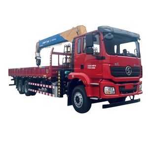 Camion Shacman 6X4 à <span class=keywords><strong>prix</strong></span> abordable avec <span class=keywords><strong>grue</strong></span> télescopique de 12 à 14 tonnes - Product Image 1