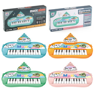Maison <span class=keywords><strong>de</strong></span> jeu éducative pour enfants 13 touches clavier numérique multifonction <span class=keywords><strong>violon</strong></span> jouet en plastique pour garçons filles - Product Image 5