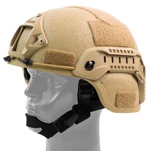 Nouveau casque en fibre de verre personnalisé Mich pour l'entraînement en plein air, casques tactiques légers en FRP pour la conduite, couleur kaki - Product Image 1