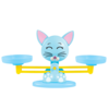 Dibujo animado perro cerdo mono Aprendizaje Temprano equilibrio educativo matemáticas contar juguete para juego de mesa para niñ - Product Image 4