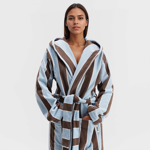 <span class=keywords><strong>Accappatoio</strong></span> personalizzato da <span class=keywords><strong>donna</strong></span> in <span class=keywords><strong>cotone</strong></span> 100% blu spugna per abiti invernali <span class=keywords><strong>accappatoio</strong></span> lungo da <span class=keywords><strong>donna</strong></span> - Product Image 3