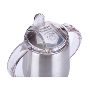 Tazza in Acciaio Inox da 10 Oz con Doppio Manico, Bicchiere Termico a Forma di Uovo per Bambini, Tazza Antigoccia con Vuoto per Neonati - Product Image 6
