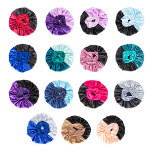 Gorro de dormir de satén para mujer, ajuste elástico, suave y cómodo para uso en el hogar, baño y cocina - Product Image 1